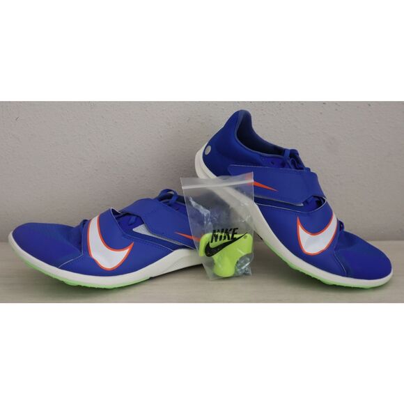 Nike DR2756-400 Men\'s Sz 9.5 Racer Blue Zoom Rival Track & Field Jumping Spikes